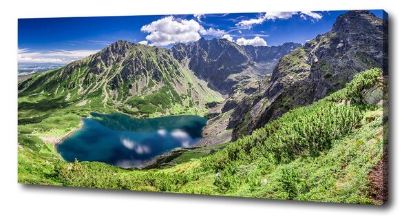 Tablouri tipărite pe pânză Negru iaz Tatry