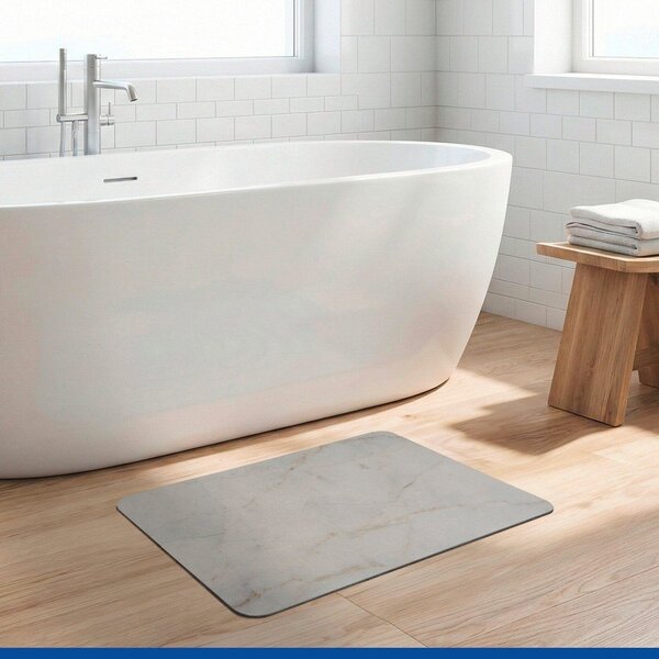 Covoraș de baie taupe din diatomit 39x60 cm Itamos – Wenko