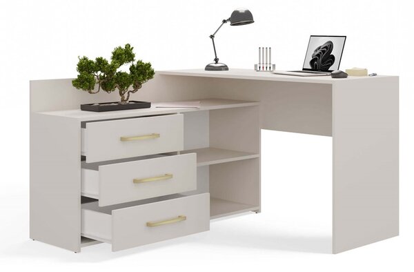 Masă PC de colț Debio 1 (cashmir). Promo -15%. 1132467