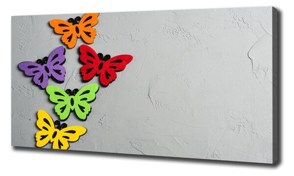 Print pe canvas fluturi colorat