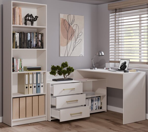 Masă PC de colț Debio 1 (cashmir). Promo -15%. 1132467