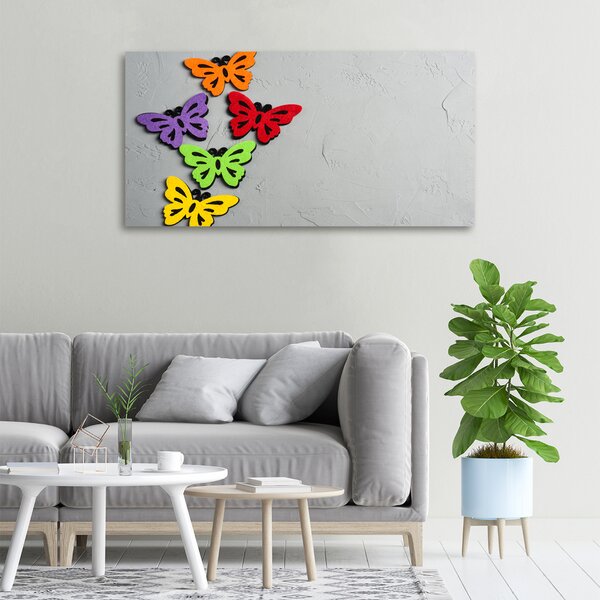 Print pe canvas fluturi colorat