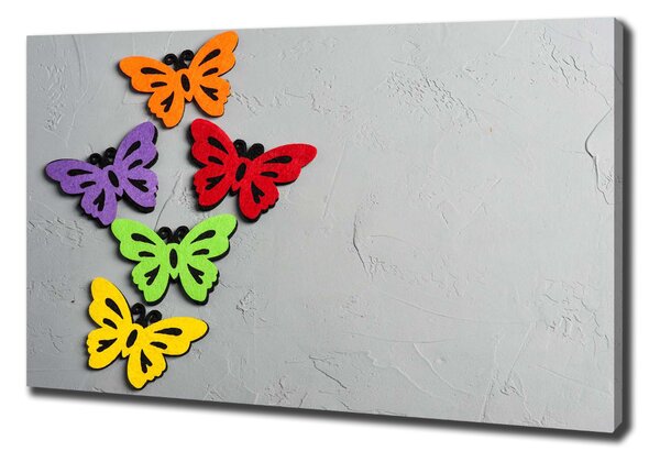 Print pe canvas fluturi colorat
