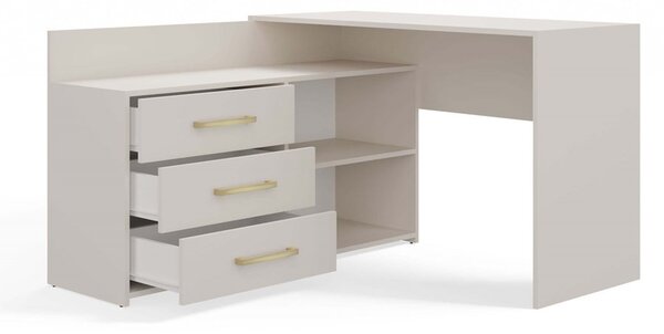 Masă PC de colț Debio 1 (cashmir). Promo -15%. 1132467
