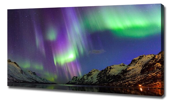 Imprimare tablou canvas Aurora boreala