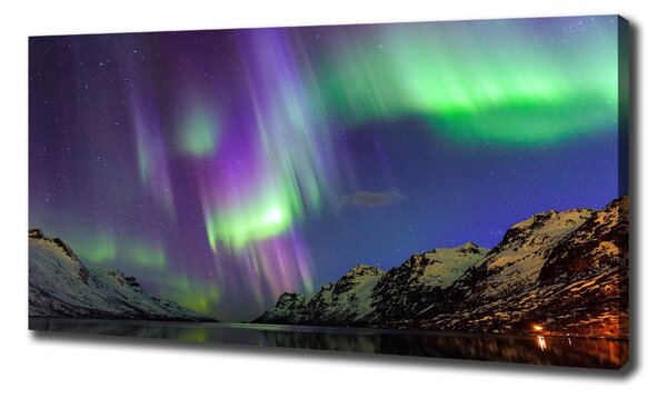 Imprimare tablou canvas Aurora boreala