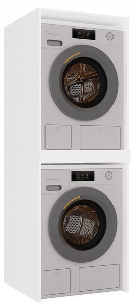 Dulap pentru 2 mașini de spălat Perdieron 1 (alb). Promo -13%. 1132948