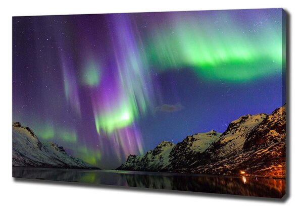 Imprimare tablou canvas Aurora boreala