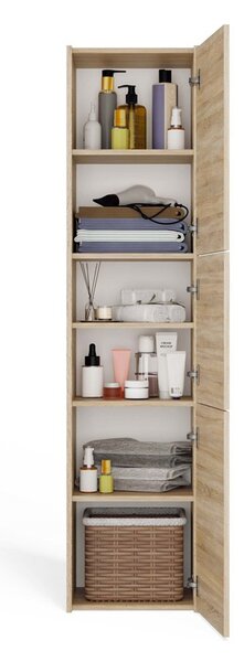 Dulap de baie Samways 4 (stejar sonoma). Promo -23%. 1132967