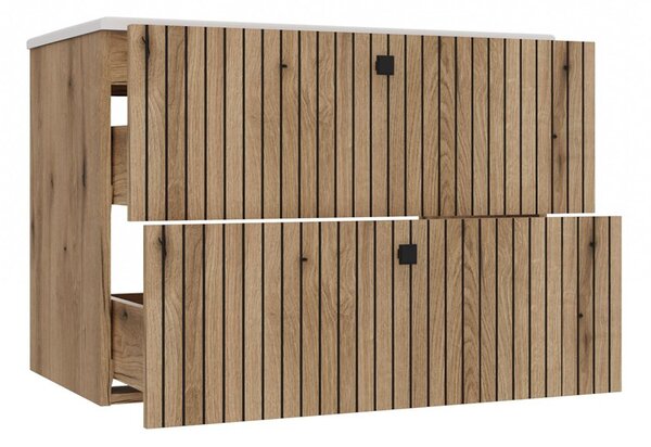 Dulap sub lavoar Terca 1 80 (stejar evoke) (cu lavoar). Promo -20%. 1133038