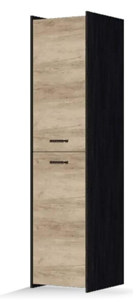 Dulap de haine Moledo (Stejar counter gri + stejar canterbury). Promo -21%. 1071566