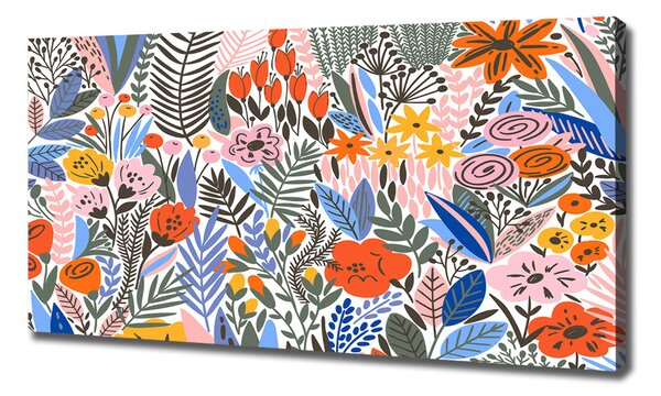 Print pe pânză model floral