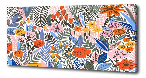 Print pe pânză model floral
