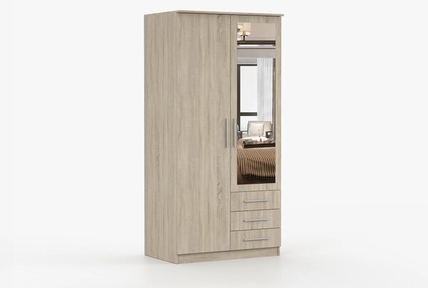 Dulap de haine Svalga 2D (stejar sonoma). Promo -18%. 1014277
