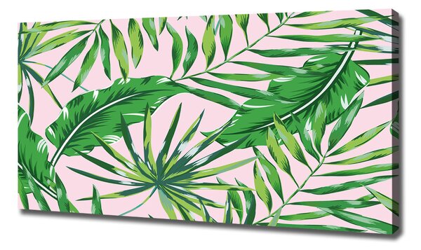 Tablou canvas frunze tropicale