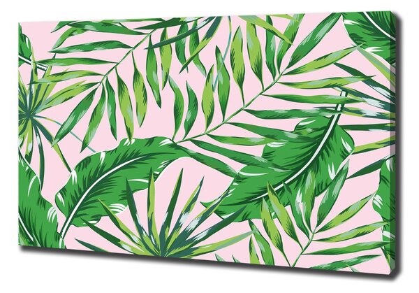 Tablou canvas frunze tropicale