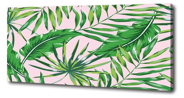 Tablou canvas frunze tropicale