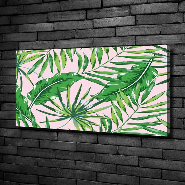 Tablou canvas frunze tropicale