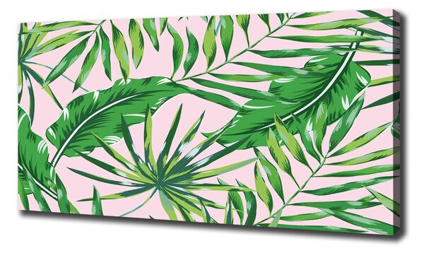 Tablou canvas frunze tropicale