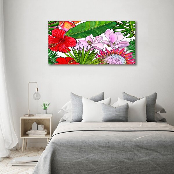 Print pe pânză flori Hawaii