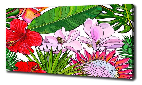 Print pe pânză flori Hawaii