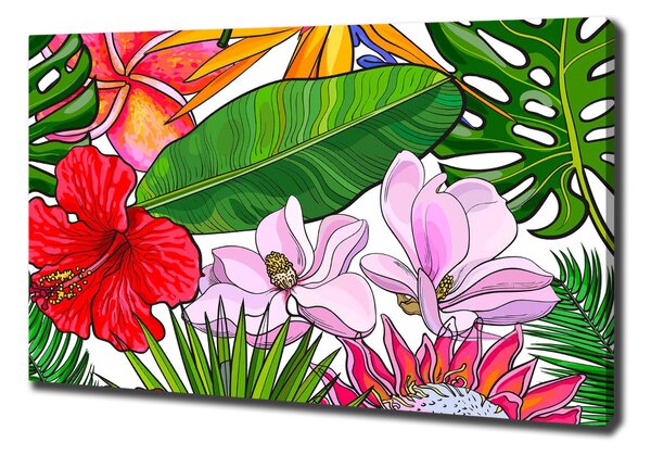 Print pe pânză flori Hawaii