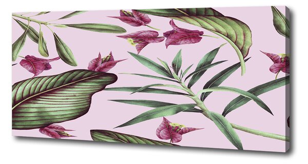 Print pe canvas flori tropicale