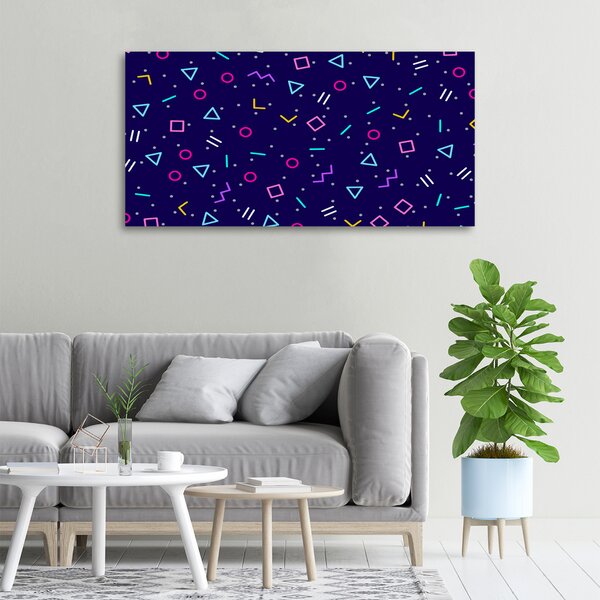 Pictură pe pânză fundal geometrică