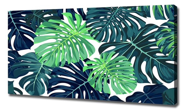 Tablou canvas frunze tropicale