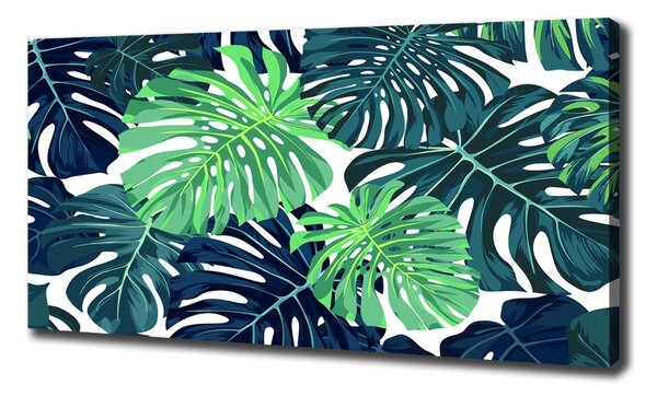 Tablou canvas frunze tropicale