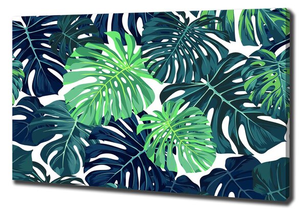 Tablou canvas frunze tropicale