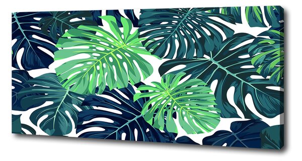 Tablou canvas frunze tropicale