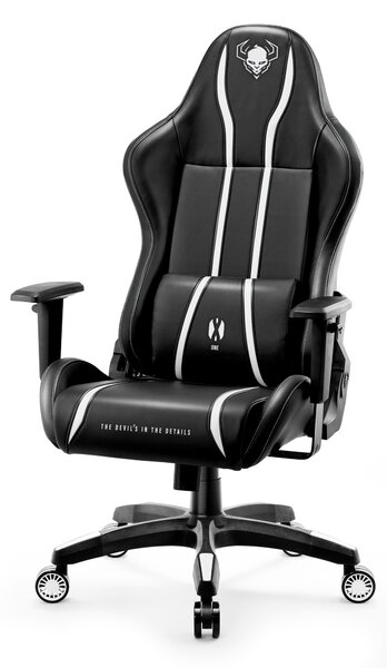 Scaun gaming Diablo X-One 2.0 Normal Size: negru-alb