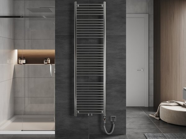 Mexen Mars, element electric de încălzire 1800x500 mm + tijă de încălzire 600 W, crom, W110-1800-500-2600-01