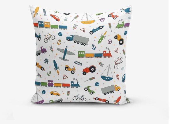Față de pernă pentru copii Child Vehicles - Minimalist Cushion Covers