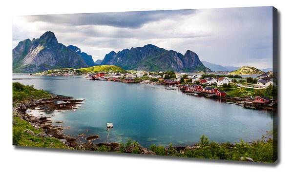 Pictură pe pânză Lofoten din Norvegia