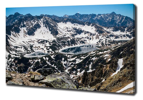 Tablouri tipărite pe pânză Lacul în Munții Tatra