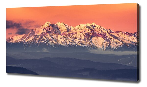Tablou canvas Sunrise Tatry