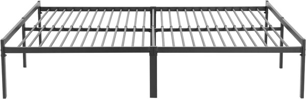 Pat metalic Inosign List negru 160/200 cm