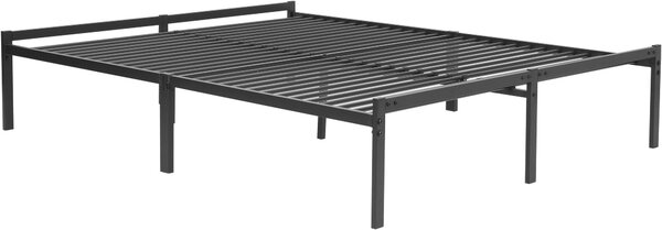 Pat metalic Inosign List negru 160/200 cm