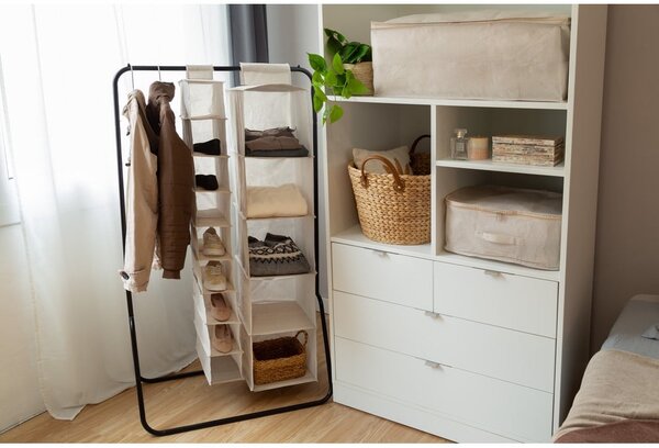 Cutie de depozitare pentru haine din material textil Nancy – Compactor