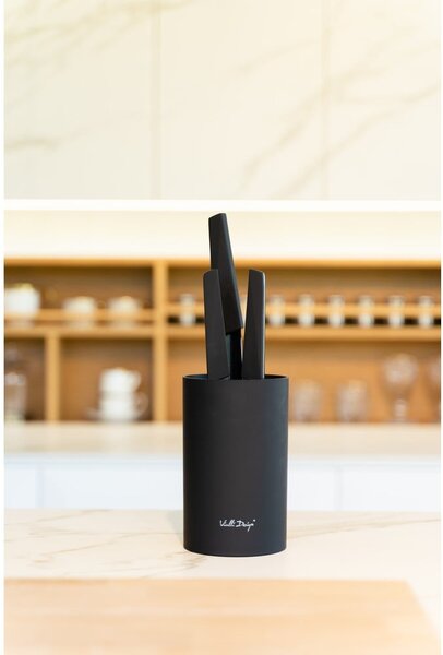 Suport pentru cuțite Vialli Design Universal, negru