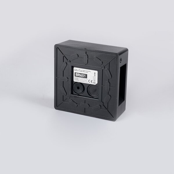 Brilagi - Aplică LED de exterior DOUBLERAY, 6W, 230V, negru, IP54
