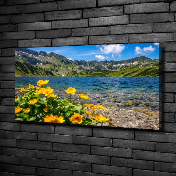 Tablou pe pânză canvas Lacul în munți