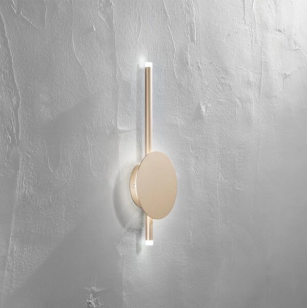 Ondaluce - Aplică LED dimabilă de perete JAMES LED/16W/230V aurie