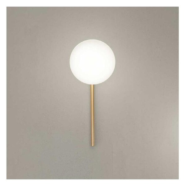 Ondaluce - Aplica de perete JEWEL 1xE14/10W/230V auriu/alb
