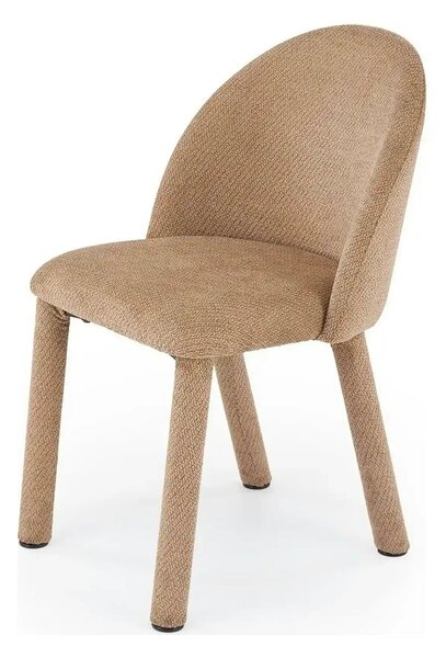 Scaun K598, stofa maro, 51x56x83 cm