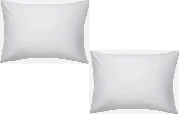 Set huse perne culoare alb 70x50 cm