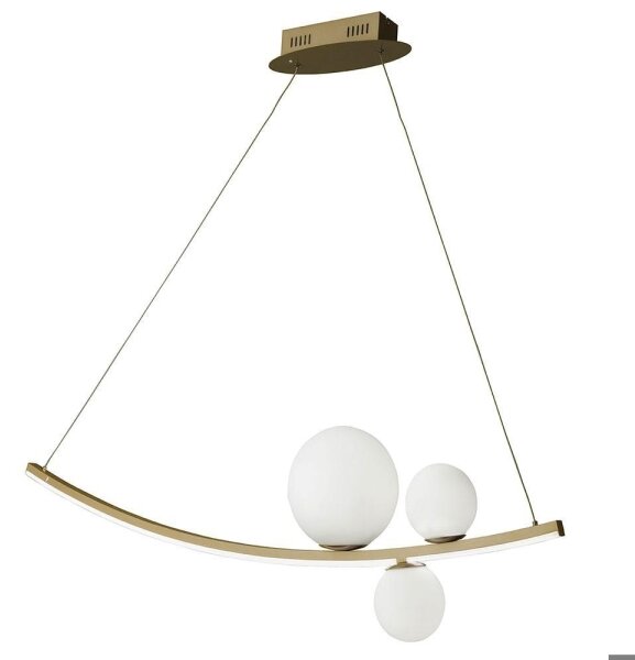 Ondaluce - Lustru LED dimabil pe cablu ALTALENA LED/48W/230V auriu/alb