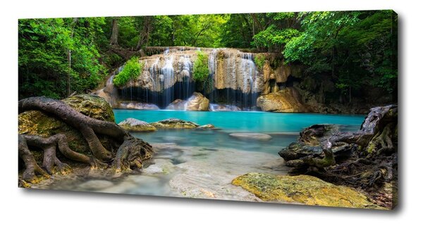 Tablouri tipărite pe pânză Cascada din pădure